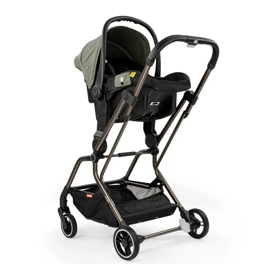 Kanz Smart Çift Yönlü Tek Elle Kapanır Kompakt Travel Sistem Bebek Arabası Yeşil - 30
