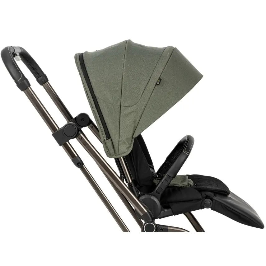 Kanz Smart Çift Yönlü Tek Elle Kapanır Kompakt Travel Sistem Bebek Arabası Yeşil - 31