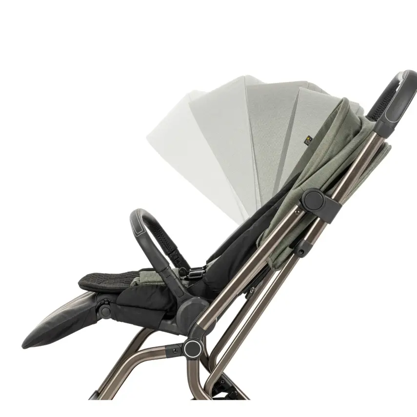 Kanz Smart Çift Yönlü Tek Elle Kapanır Kompakt Travel Sistem Bebek Arabası Yeşil - 29