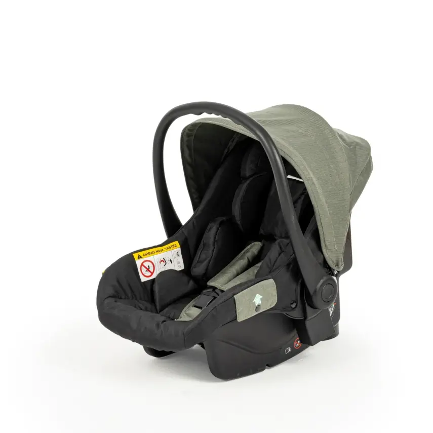 Kanz Smart Çift Yönlü Tek Elle Kapanır Kompakt Travel Sistem Bebek Arabası Yeşil - 3