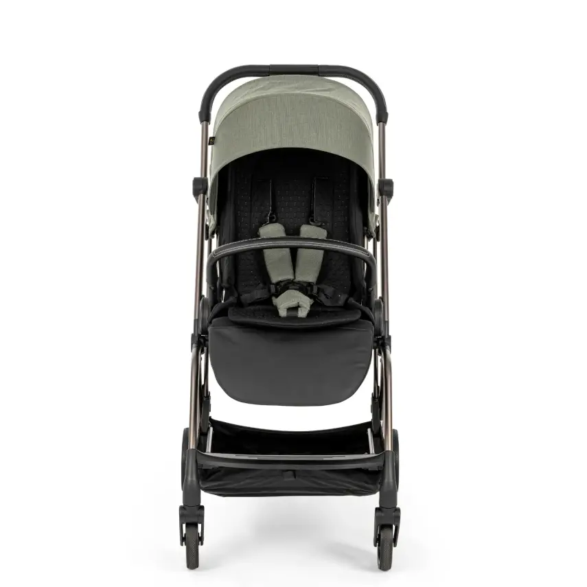 Kanz Smart Çift Yönlü Tek Elle Kapanır Kompakt Travel Sistem Bebek Arabası Yeşil - 13
