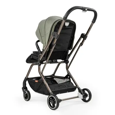 Kanz Smart Çift Yönlü Tek Elle Kapanır Kompakt Travel Sistem Bebek Arabası Yeşil - 37