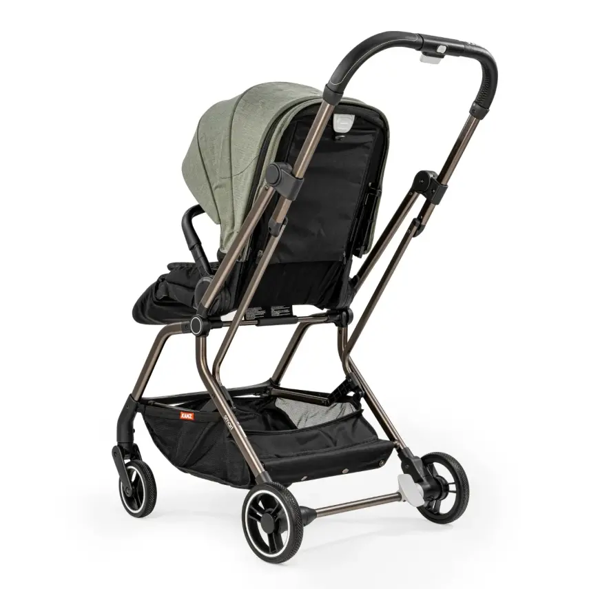 Kanz Smart Çift Yönlü Tek Elle Kapanır Kompakt Travel Sistem Bebek Arabası Yeşil - 37