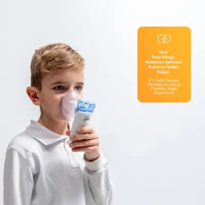 Kanz Taşınabilir Mesh Nebulizatör Şarjlı - 9