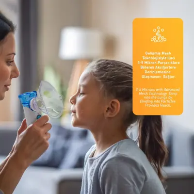 Kanz Taşınabilir Mesh Nebulizatör Şarjlı - 16