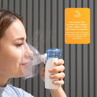 Kanz Taşınabilir Mesh Nebulizatör Şarjlı - 7