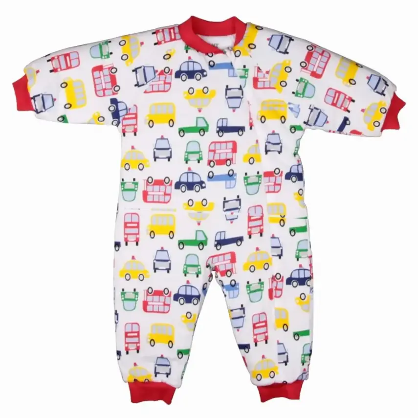 Kanz Uyku Tulumu Araba Desenli Kırmızı - 1