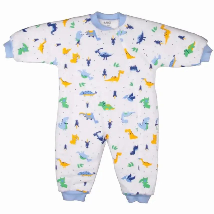 Kanz Uyku Tulumu Dinozor Desenli Mavi - 1