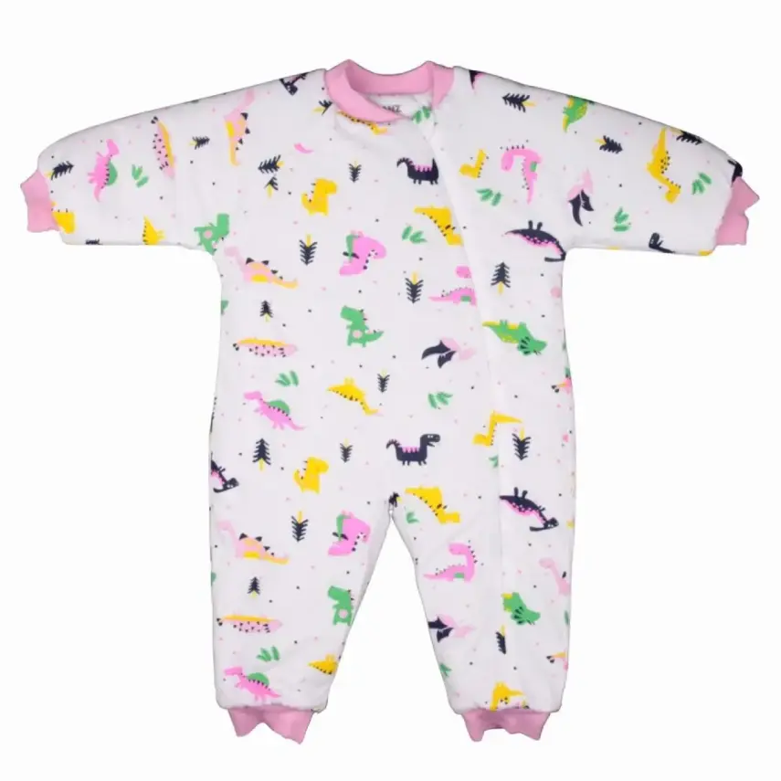 Kanz Uyku Tulumu Dinozor Desenli Pembe - 1