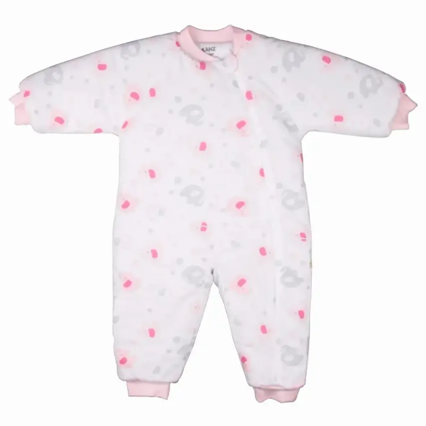 Kanz Uyku Tulumu Fil Desenli Pembe - 1