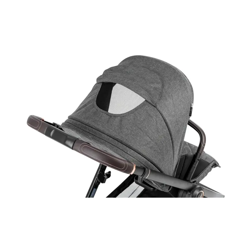 Kanz X-Go Ultimate Çift Yönlü Travel Sistem-Seyahat Sistem Bebek Arabası Rose Gold Gri - 5