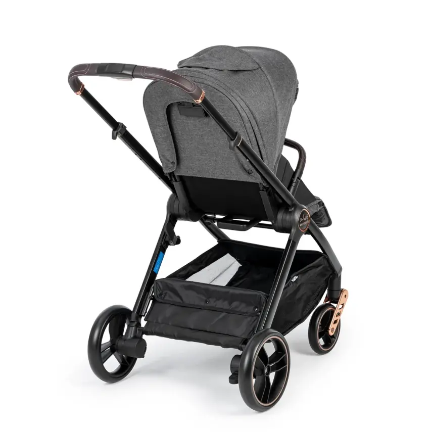 Kanz X-Go Ultimate Çift Yönlü Travel Sistem-Seyahat Sistem Bebek Arabası Rose Gold Gri - 3
