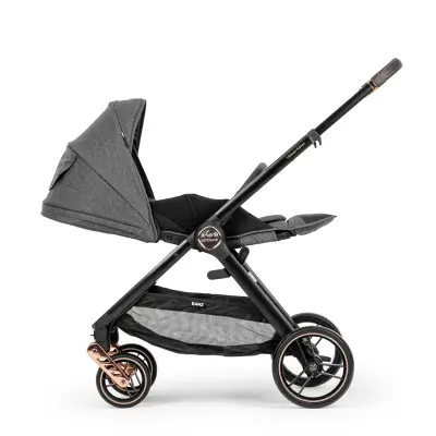 Kanz X-Go Ultimate Çift Yönlü Travel Sistem-Seyahat Sistem Bebek Arabası Rose Gold Gri - 19