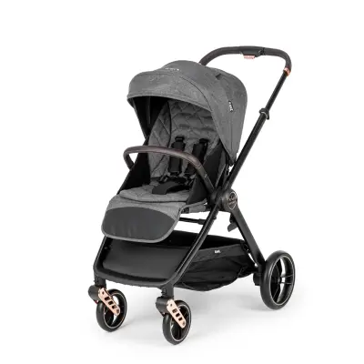 Kanz X-Go Ultimate Çift Yönlü Travel Sistem-Seyahat Sistem Bebek Arabası Rose Gold Gri - 22