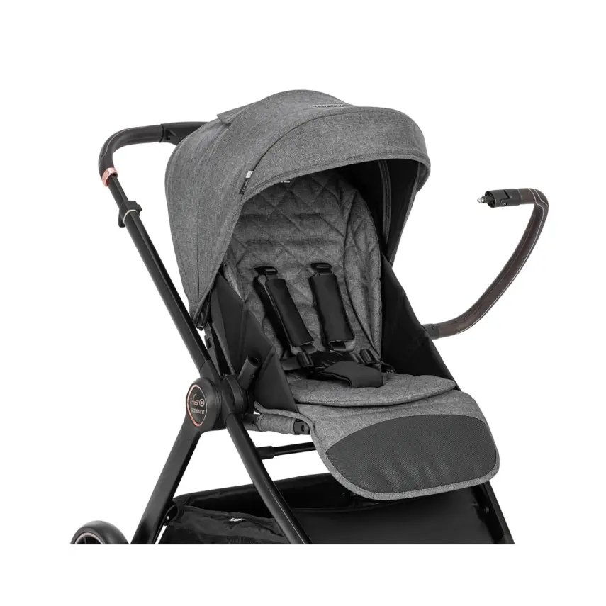 Kanz X-Go Ultimate Çift Yönlü Travel Sistem-Seyahat Sistem Bebek Arabası Rose Gold Gri - 26