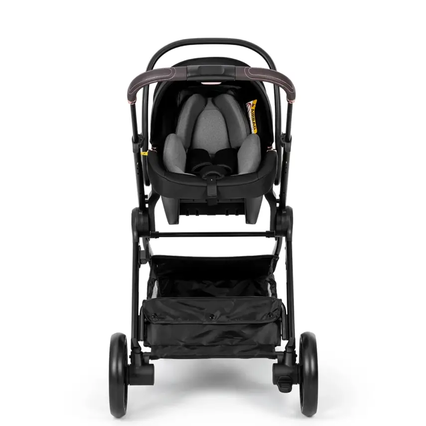 Kanz X-Go Ultimate Çift Yönlü Travel Sistem-Seyahat Sistem Bebek Arabası Rose Gold Gri - 13