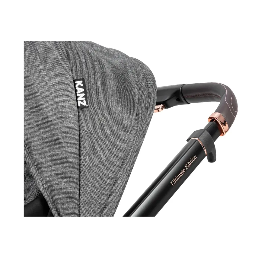 Kanz X-Go Ultimate Çift Yönlü Travel Sistem-Seyahat Sistem Bebek Arabası Rose Gold Gri - 32