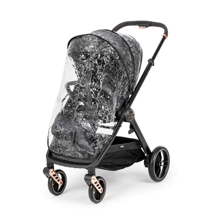 Kanz X-Go Ultimate Çift Yönlü Travel Sistem-Seyahat Sistem Bebek Arabası Rose Gold Siyah   - 15