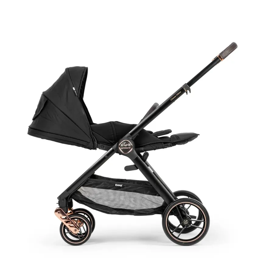 Kanz X-Go Ultimate Çift Yönlü Travel Sistem-Seyahat Sistem Bebek Arabası Rose Gold Siyah   - 22