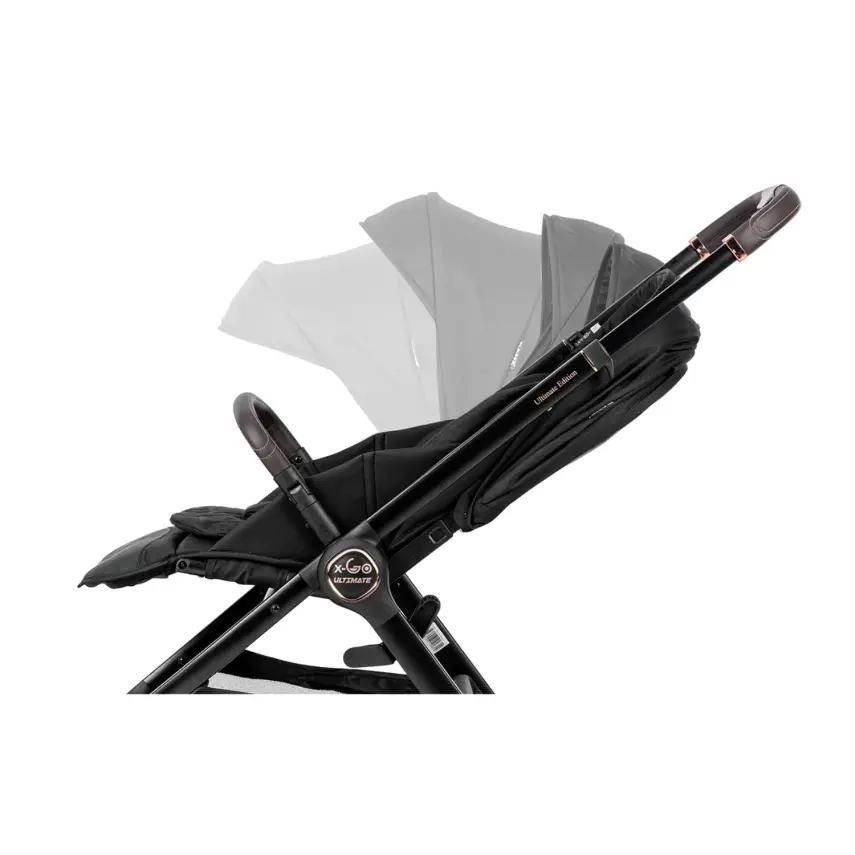 Kanz X-Go Ultimate Çift Yönlü Travel Sistem-Seyahat Sistem Bebek Arabası Rose Gold Siyah   - 31