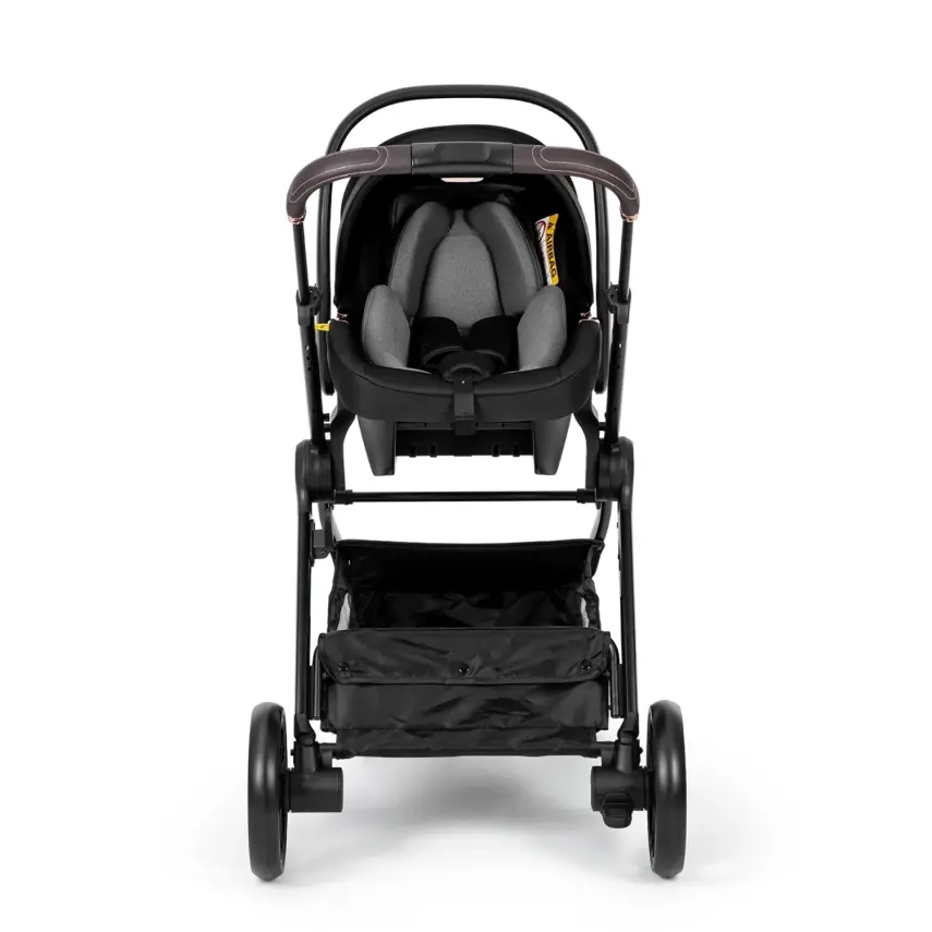 Kanz X-Go Ultimate Çift Yönlü Travel Sistem-Seyahat Sistem Bebek Arabası Rose Gold Siyah   - 29