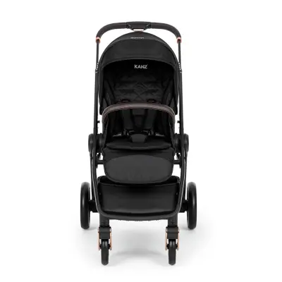 Kanz X-Go Ultimate Çift Yönlü Travel Sistem-Seyahat Sistem Bebek Arabası Rose Gold Siyah   - 39