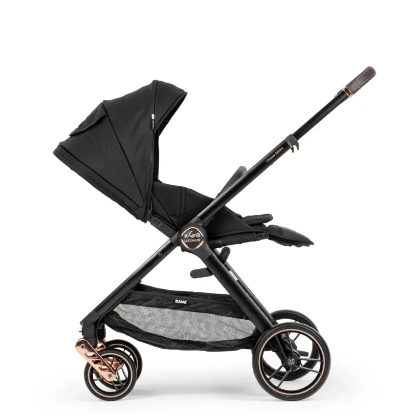 Kanz X-Go Ultimate Çift Yönlü Travel Sistem-Seyahat Sistem Bebek Arabası Rose Gold Siyah   - 16