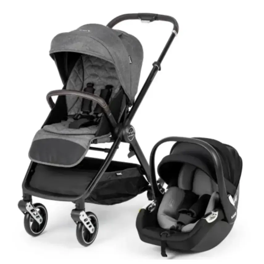 Kanz X-Go Ultimate Çift Yönlü Travel Sistem-Seyahat Sistem Bebek Arabası Silver Gri - 1