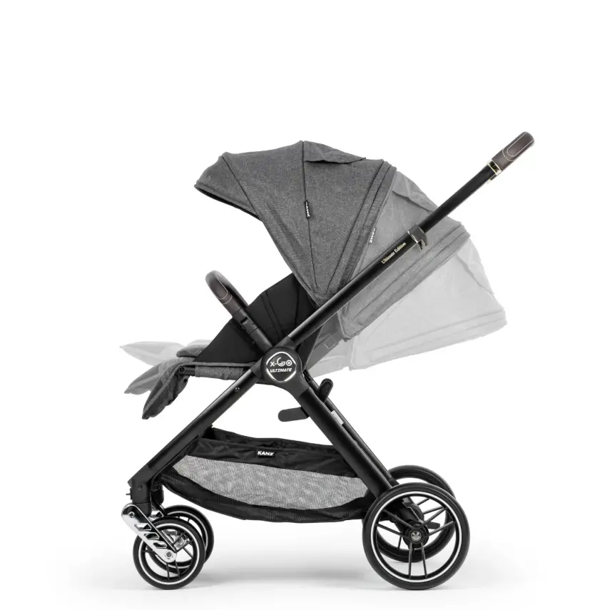 Kanz X-Go Ultimate Çift Yönlü Travel Sistem-Seyahat Sistem Bebek Arabası Silver Gri - 15