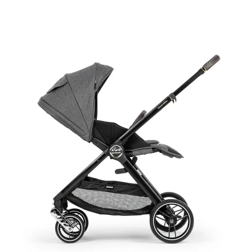 Kanz X-Go Ultimate Çift Yönlü Travel Sistem-Seyahat Sistem Bebek Arabası Silver Gri - 14
