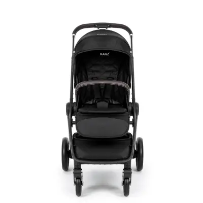 Kanz X-Go Ultimate Çift Yönlü Travel Sistem- Seyahat Sistem Bebek Arabası Silver Siyah - 9