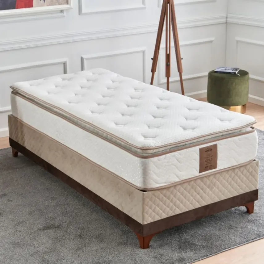 Keremce Apollon Gold Pedli Yaylı Yatak 120x200 - 1