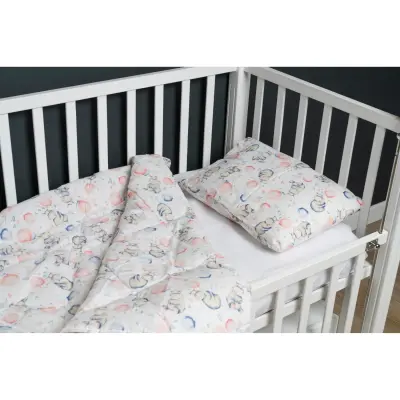 Kidboo Bebek Nevresim Seti Balon 3 Parça Çantalı 100X150 - 2