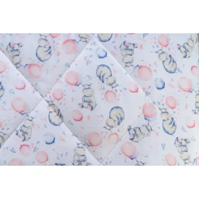 Kidboo Bebek Nevresim Seti Balon 3 Parça Çantalı 100X150 - 4