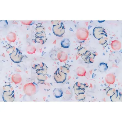 Kidboo Bebek Nevresim Seti Balon 3 Parça Çantalı 100X150 - 6