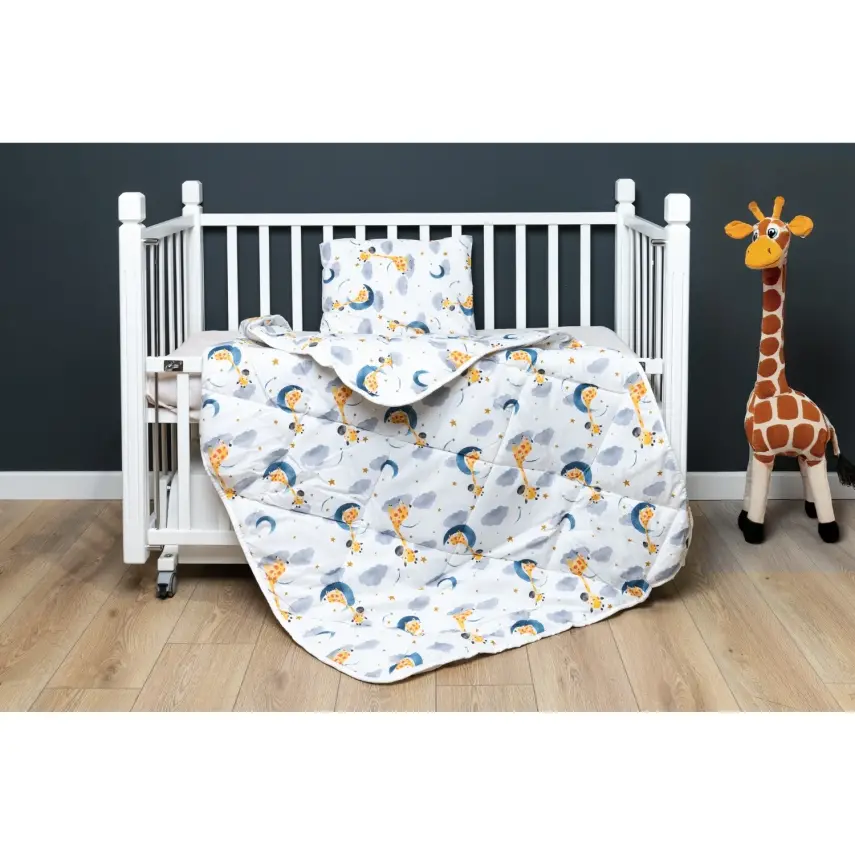 Kidboo Bebek Nevresim Seti Bulut 3 Parça Çantalı 100X150 - 2