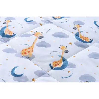 Kidboo Bebek Nevresim Seti Bulut 3 Parça Çantalı 100X150 - 4