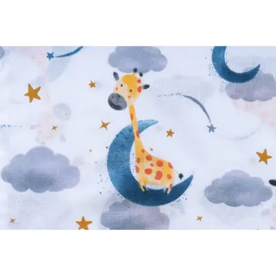 Kidboo Bebek Nevresim Seti Bulut 3 Parça Çantalı 100X150 - 6