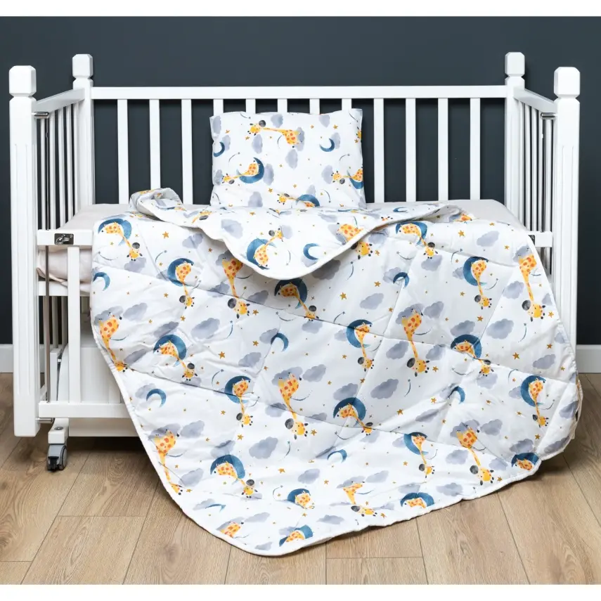 Kidboo Bebek Nevresim Seti Bulut 3 Parça Çantalı 100X150 - 1