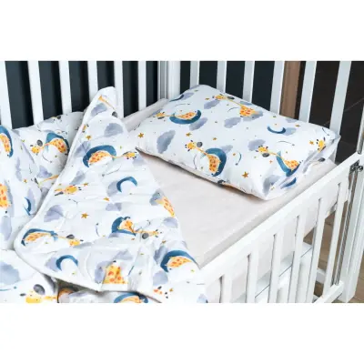 Kidboo Bebek Nevresim Seti Bulut 3 Parça Çantalı 100X150 - 3