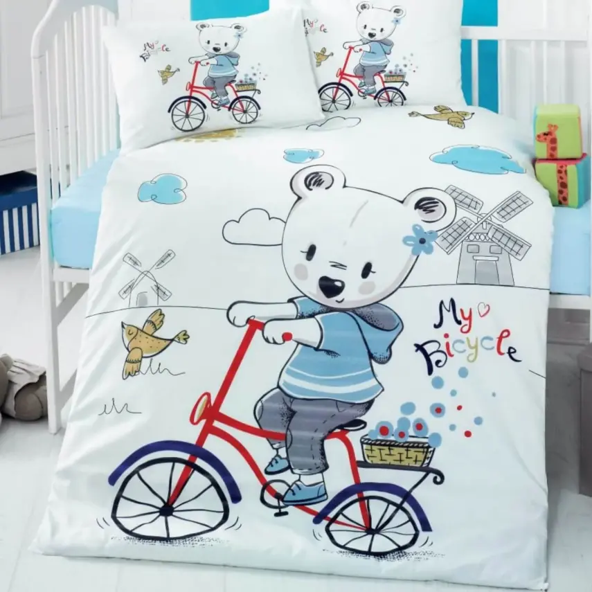 Kidboo Bebek Nevresim Takımı My Bike - 2