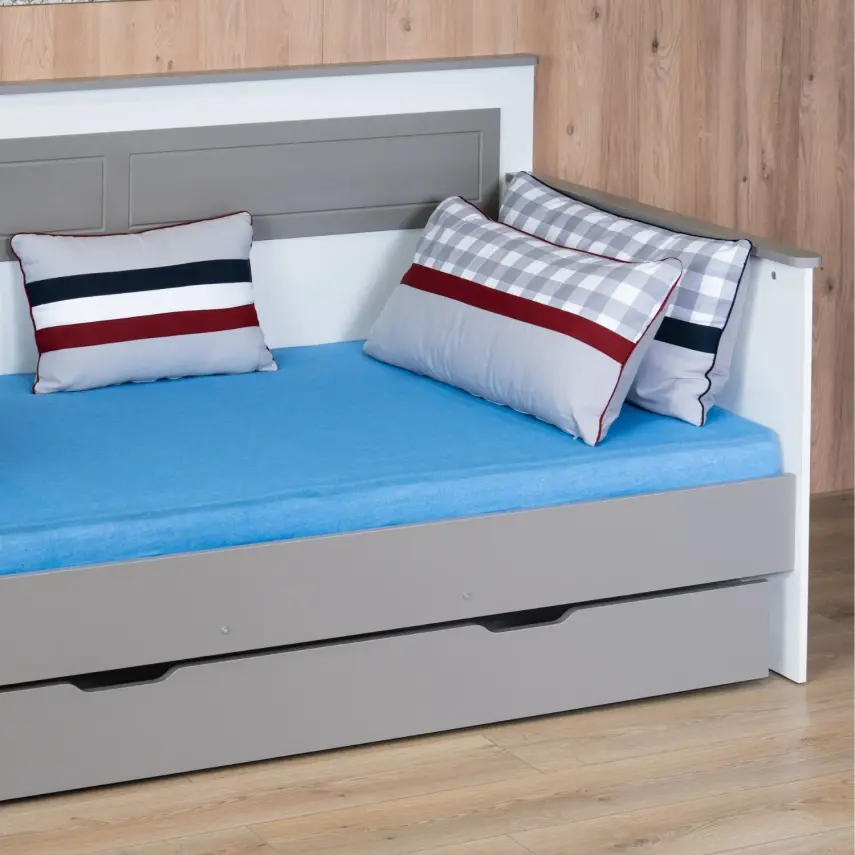 Kidboo Lastikli Çarşaf Tek Kişilik Mavi - 2