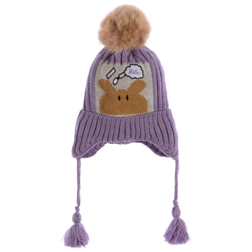 Kitti Bere Kulaklı 1-4 Yaş Menekşe - 1