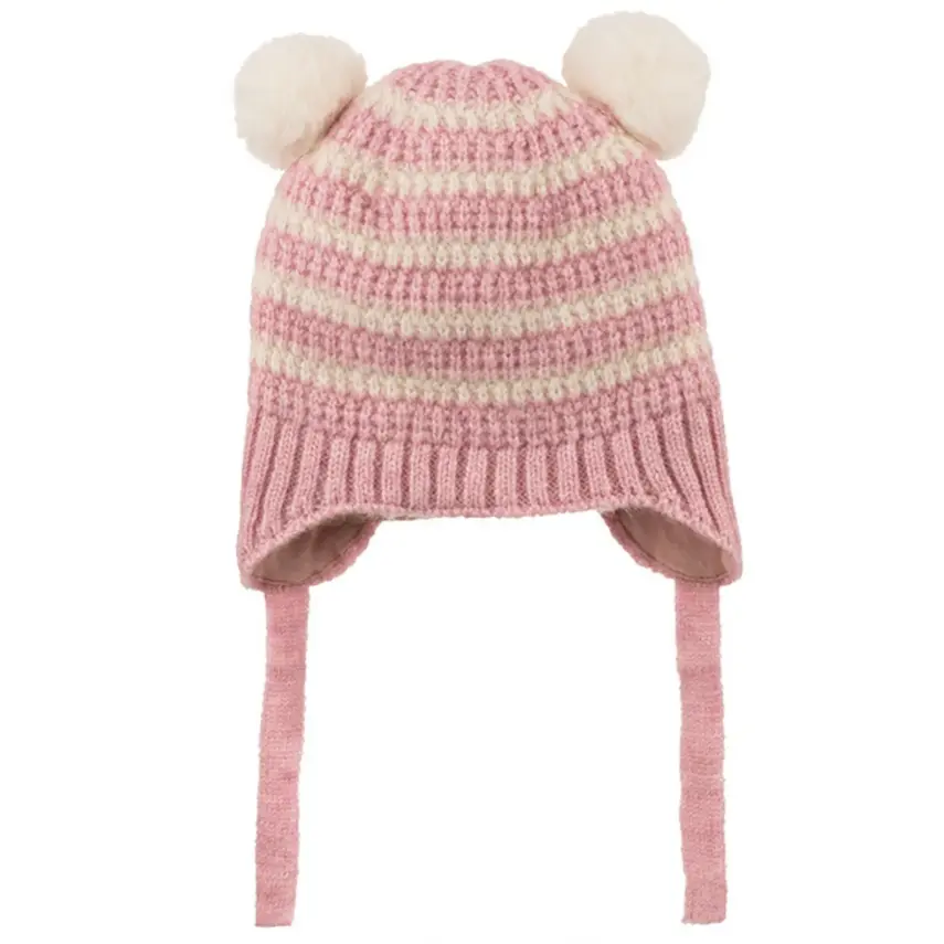 Kitti Eldiven Atkı Bere Takım 0-18 Ay Açık Pembe - 2