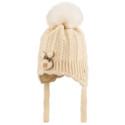 Kitti Eldiven Atkı Bere Takım 0-18 Ay Krem  - 2