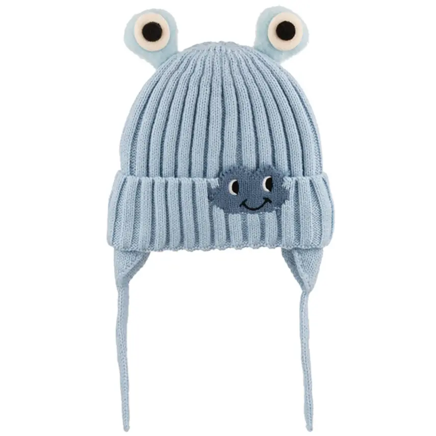 Kitti Eldiven Atkı Bere Takım 0-18 Ay Mavi  - 2