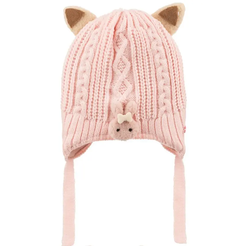 Kitti Eldiven Atkı Bere Takım 1-4 Yaş Açık Pembe - 2