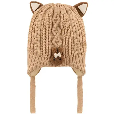 Kitti Eldiven Atkı Bere Takım 1-4 Yaş Bej  - 3