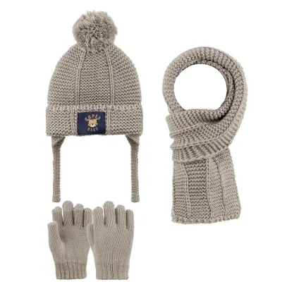 Kitti Eldiven Atkı Bere Takım 1-4 Yaş Duman - 2