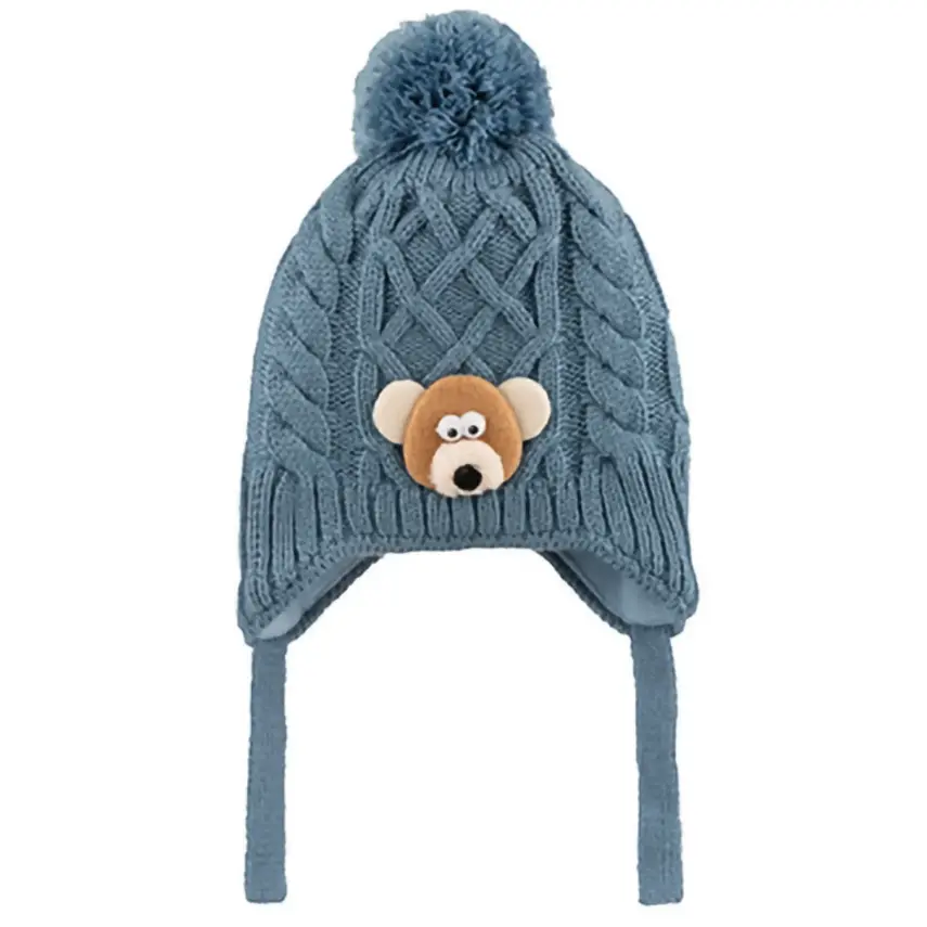 Kitti Eldiven Atkı Bere Takım 1-4 Yaş Havacı Mavi - 2